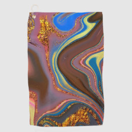 abstrakt braun golfhandtuch