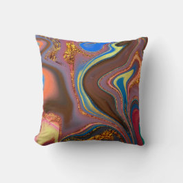 abstrakt braun kissen