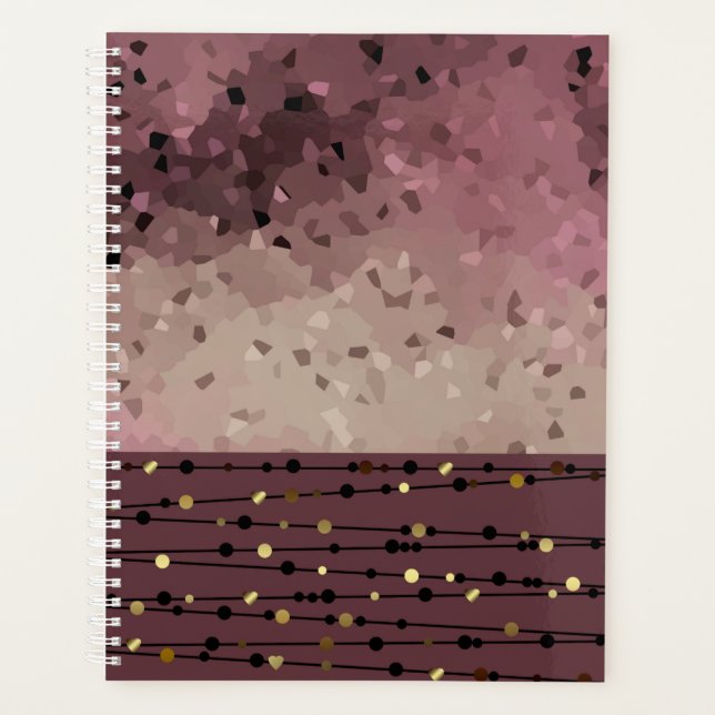 Abstrakt, braun, rosa, rosa, rosa planer (Vorderseite)