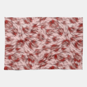 Abstrakt-braune Fabric Pelz Hintergrund-24602 Geschirrtuch