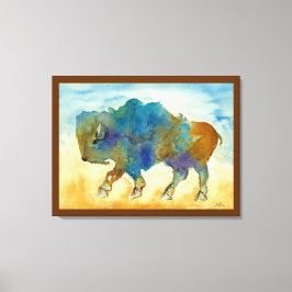 Abstrakt Buffalo Leinwanddruck