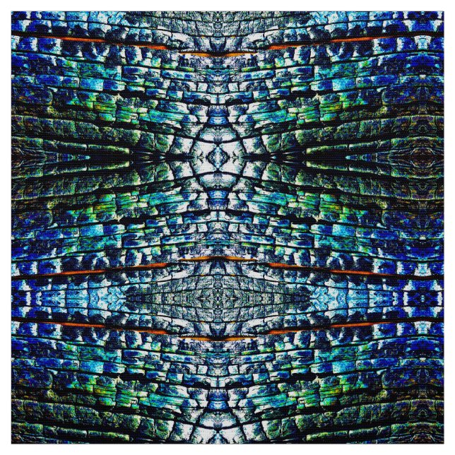 Abstrakt Burnt Bark Fabric Stoff (Muster)