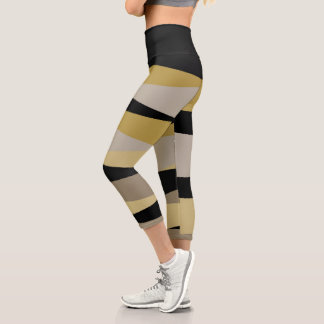 abstrakt capri leggings