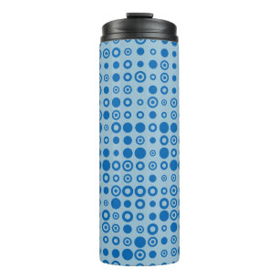 Abstrakt Color Halftone Docht generative Art Backg Thermosbecher