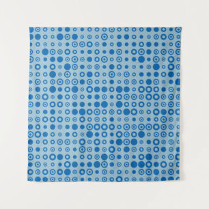 Abstrakt Color Halftone Docht generative Art Backg Wandteppich