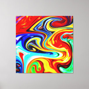 Abstrakt Color Symphonic Design Leinwanddruck