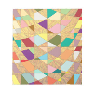 Abstrakt Colors Sun Burst Scrapbook Paper Notizblock