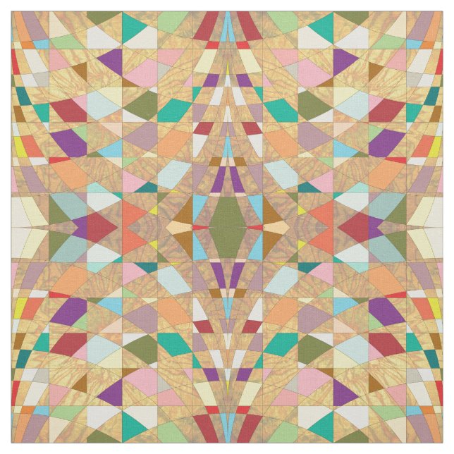 Abstrakt Colors Sun Burst Stoff (Muster)