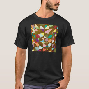 Abstrakt Colors Sun Burst T-Shirt