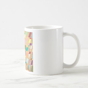 Abstrakt Colors Sun Burst Tasse