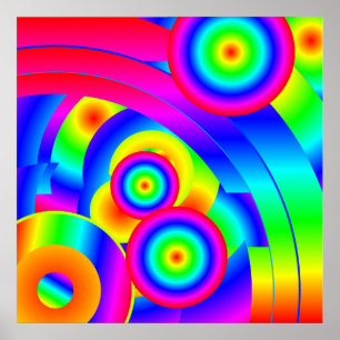 Abstrakt Comet Poster