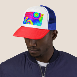 Abstrakt Comet Trucker Hat Truckerkappe
