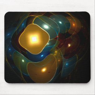 Abstrakt computergeneriertes Fraktal Design Mousepad