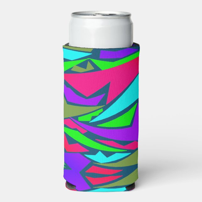 Abstrakt Cooler Selters Dosenkühler (Seltzer Vorderseite)