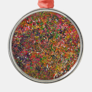 Abstrakt - Crayon - Ein echtes Fiasko Silbernes Ornament