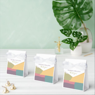 Abstrakt Creamy Summer Colors Splash Vielen Dank Geschenkschachtel
