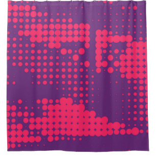 Abstrakt Creative Concept Comic Pop Art Blanche Duschvorhang