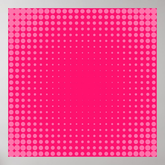 Abstrakt Creative Concept Comic Pop Art Blanche Poster (Vorne)