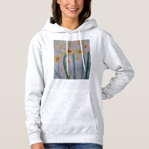 Abstrakt Daffodils Hoodie