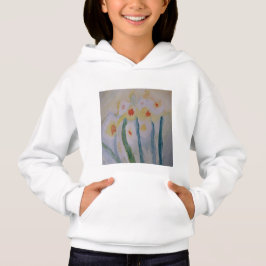 Abstrakt Daffodils Hoodie