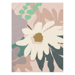 Abstrakt Daisy Floral Foliage Moderne Wohngestaltu Tischdecke