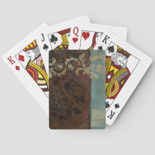 Abstrakt Damask Tapestry von Jennifer Goldberger Spielkarten