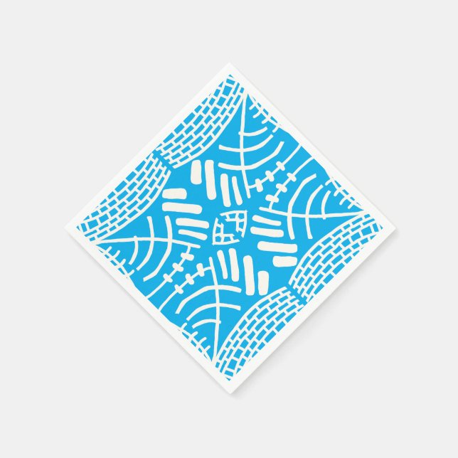 abstrakt doodle modern serviette (Ecke)