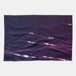 Abstrakt Dunkel Lila Geschirrtuch