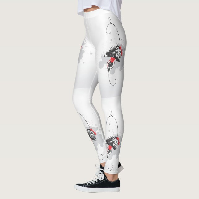 Abstrakt Eagle Leggings (Links)