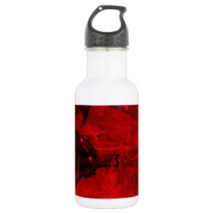Abstrakt Edelstahlflasche