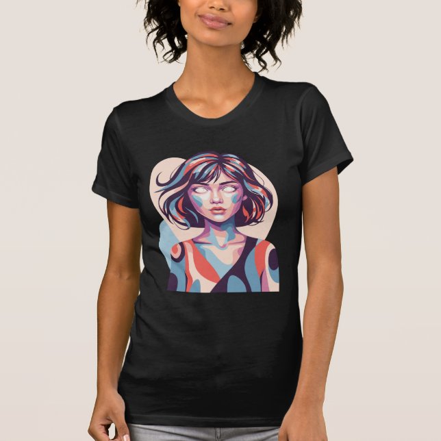 Abstrakt Elegance T - Shirt (Vorderseite)