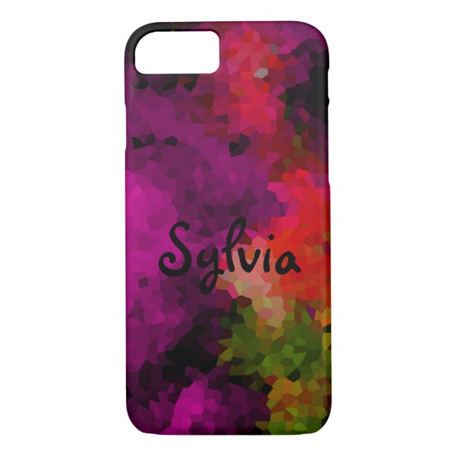 Abstrakt, elegant, mosaik, mosaik, kristallklar Case-Mate iPhone hülle (Rückseite)