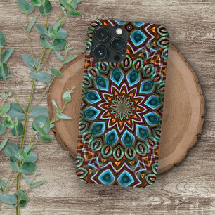 Abstrakt Elegante Modernes Bohemisches Mandala iPhone 16 Pro Max Hülle