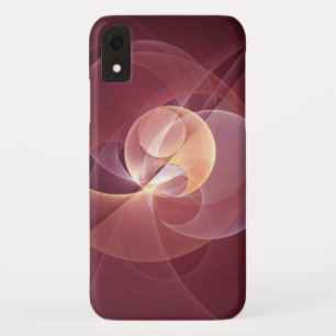 Abstrakt Elegante Modernes Wine Rotes Fraktal Case-Mate iPhone Hülle