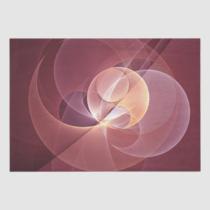 Abstrakt Elegante Modernes Wine Rotes Fraktal Seidenpapier