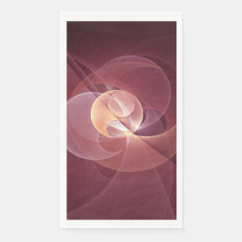 Abstrakt Elegante Modernes Wine Rotes Fraktal Serviette