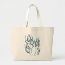 Abstrakt Elegante: Wasserfarbe Lila Calla Lilies