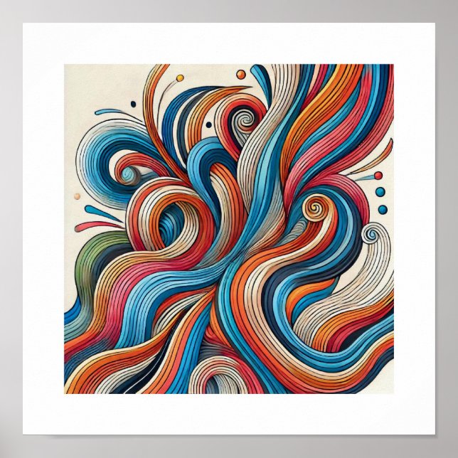 Abstrakt Enigma Poster (Vorne)