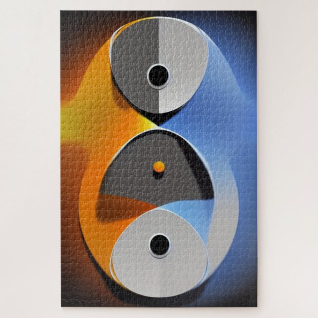 Abstrakt Enso Jigsaw Puzzle (Vertikal)