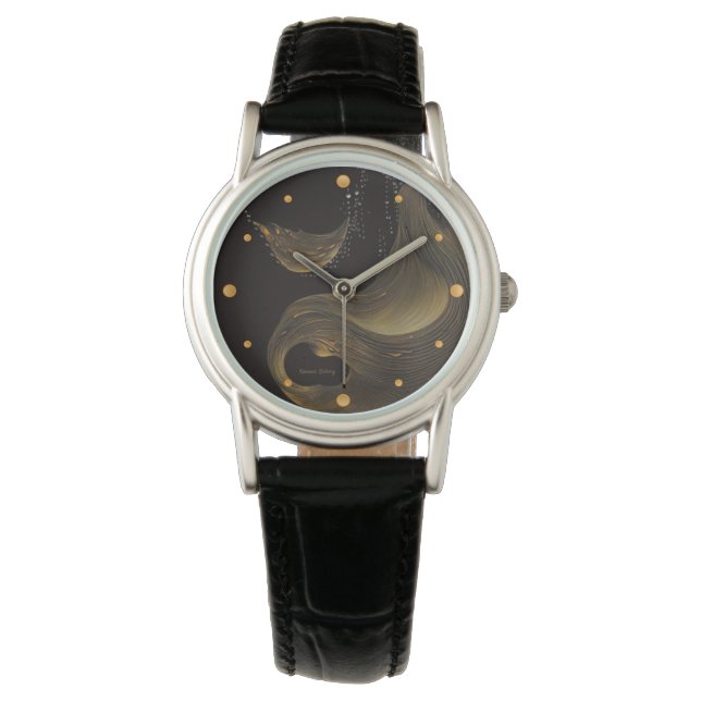 Abstrakt Enso Watch Armbanduhr (Vorderseite)