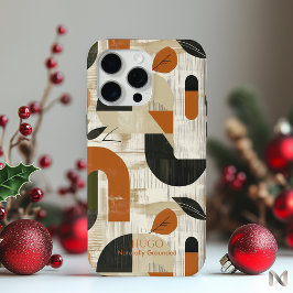 Abstrakt erthy botanical - Minimalistisch Natural Case-Mate iPhone Hülle