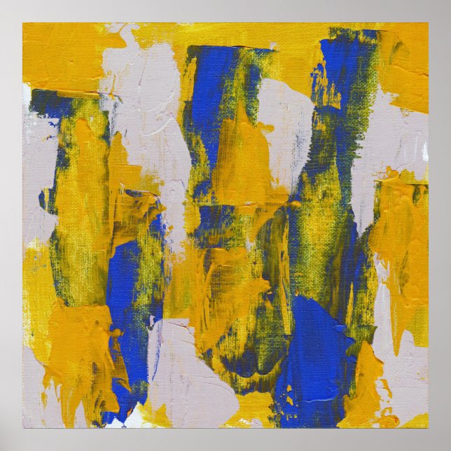 Abstrakt Expression #10 von Michael Moffa Poster (Vorne)