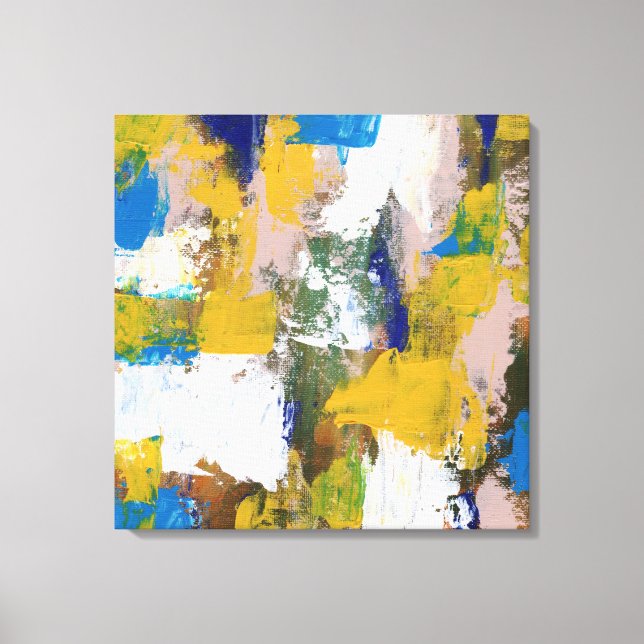 Abstrakt Expression #11 von Michael Moffa Leinwanddruck (Vorderseite)