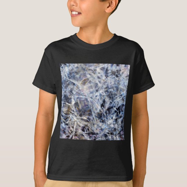 Abstrakt Expressionist Dance 3 Square T-Shirt (Vorderseite)