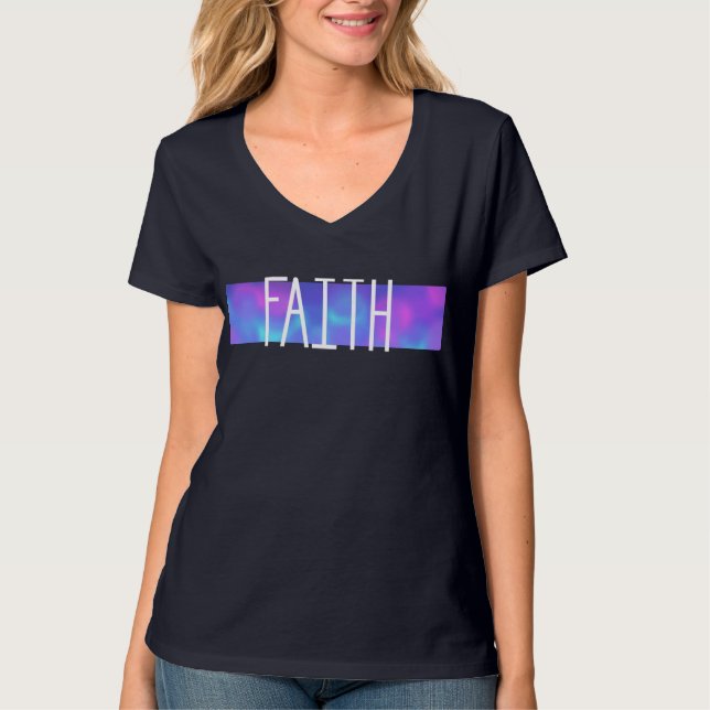 Abstrakt Faith T - Shirt (Vorderseite)