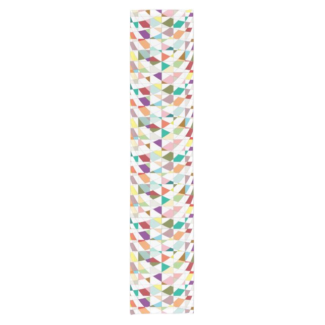 Abstrakt-Farbband Kurzer Tischläufer (Vorderseite)