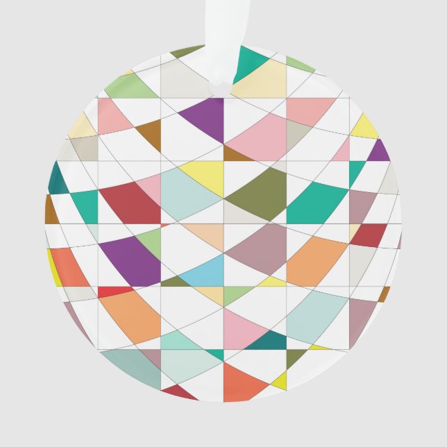 Abstrakt-Farbband Ornament (Vorderseite)