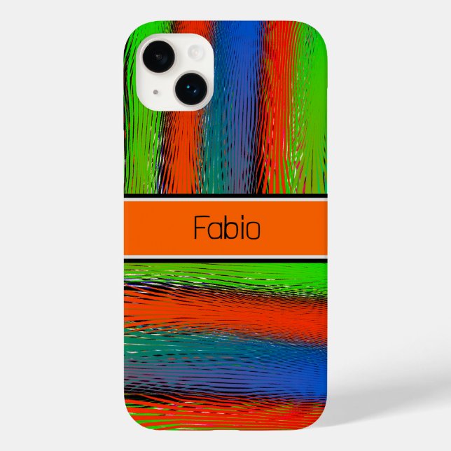 Abstrakt farbig Case-Mate iPhone hülle (Rückseite)