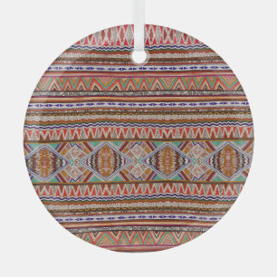 Abstrakt farbig: Nahtloser Musterhintergrund. Ornament Aus Glas