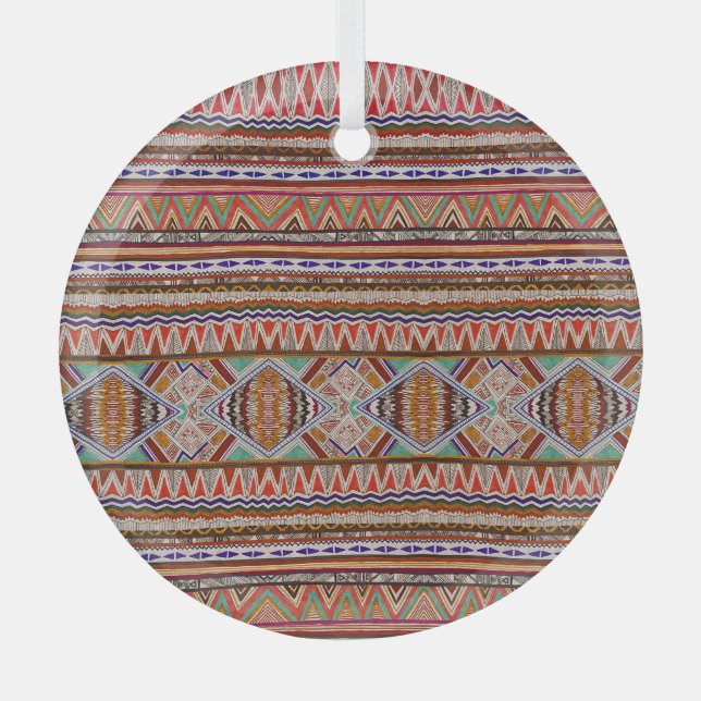 Abstrakt farbig: Nahtloser Musterhintergrund. Ornament Aus Glas (Vorderseite)